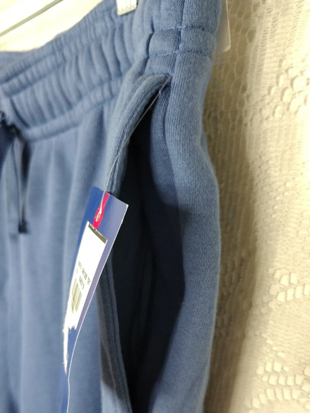 Champion Sweatpants Blue with Pockets and Drawstring Size Large
